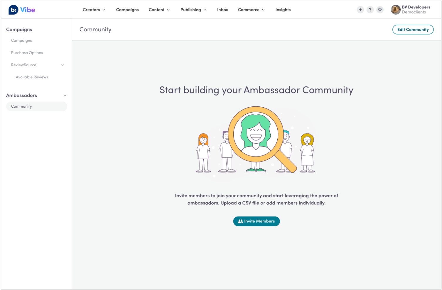 Ambassadors community sampling for brands and retailers