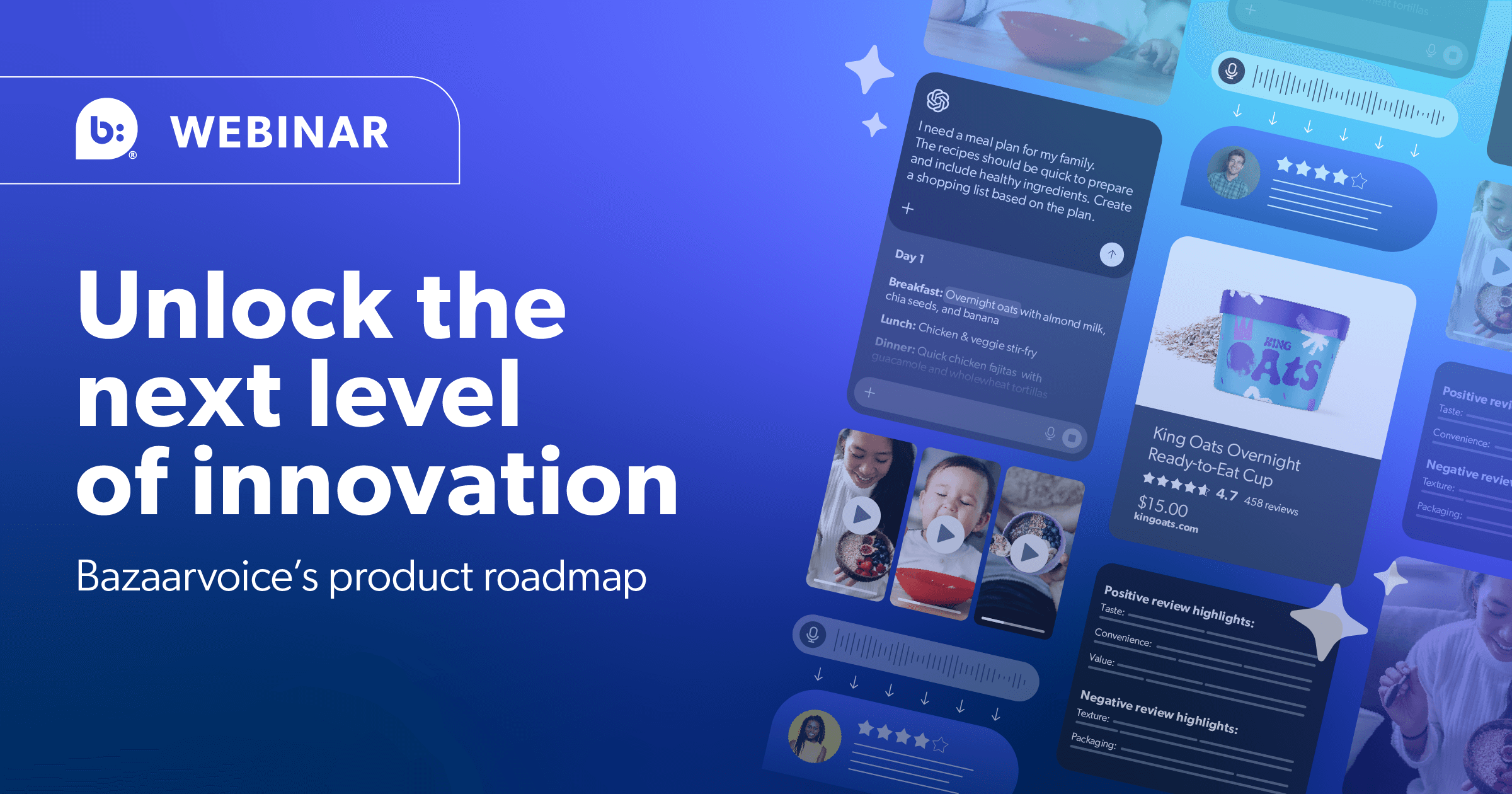 Unlock the next level of innovation with Bazaarvoice's product roadmap webinar