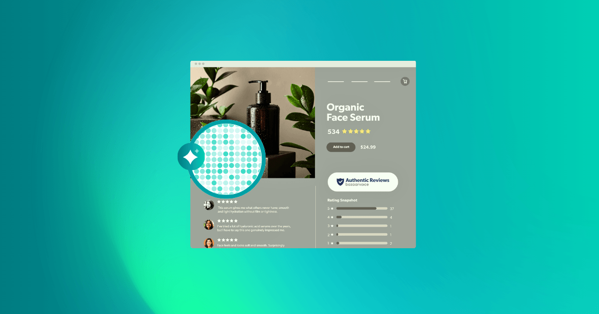 How to appear in AI search results and recommendations with Bazaarvoice header image