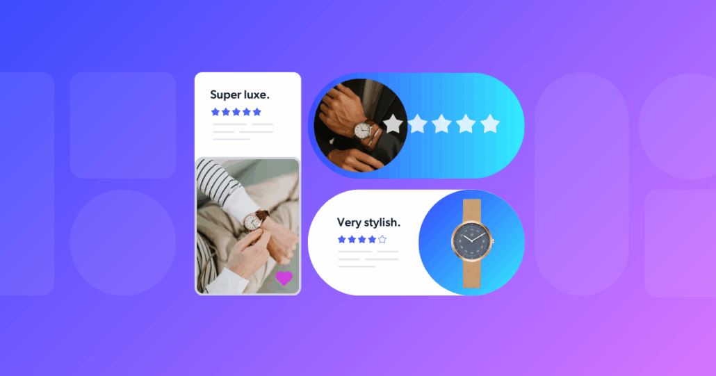 An image showing different photos and ratings.