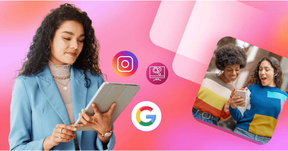 Instagram content live on google