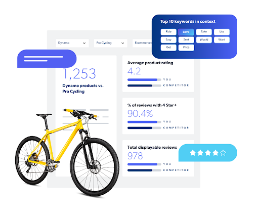 Mockup image of the Bazaarvoice Portal experience 