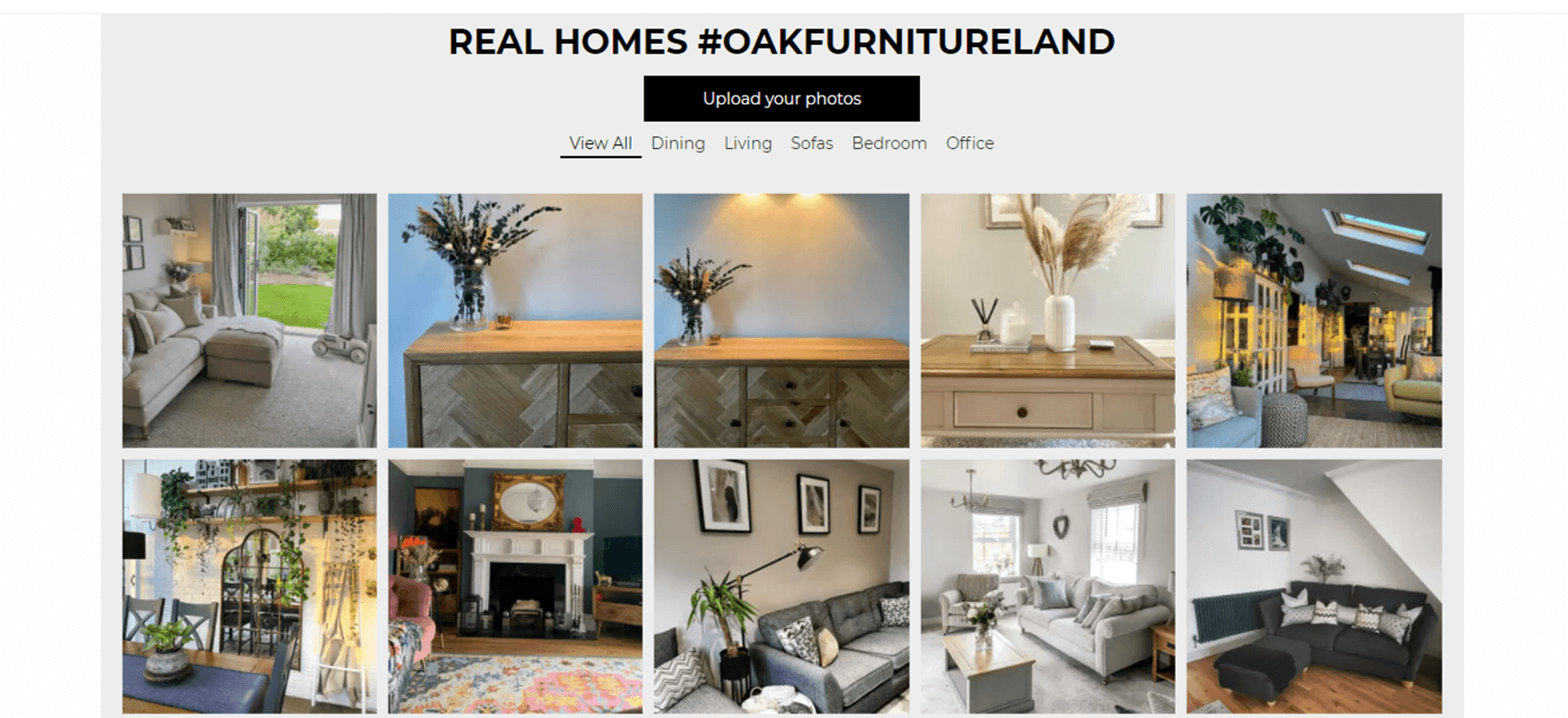 Oak Furnitureland Gallery with Bazaarvoice