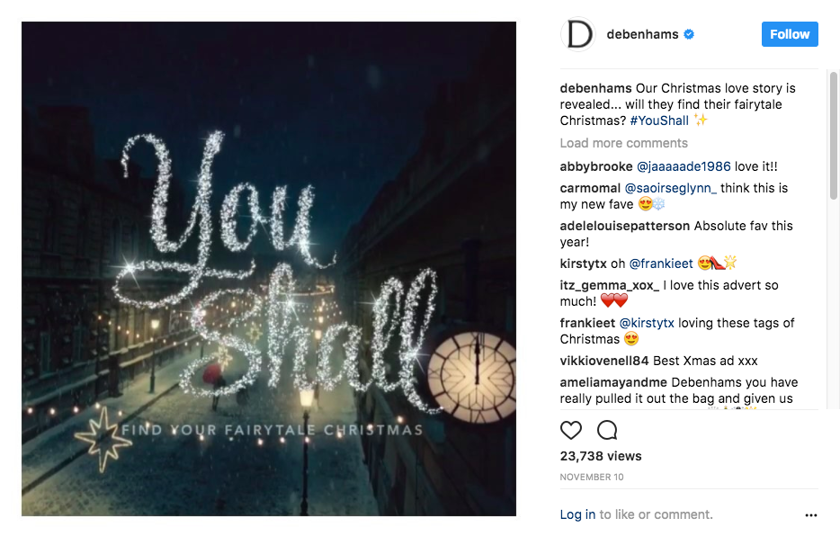 debenhams you shall holiday social media campaign