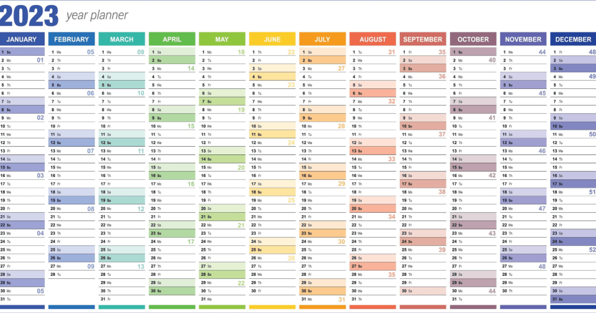 Marketing timeline: A campaign for every season