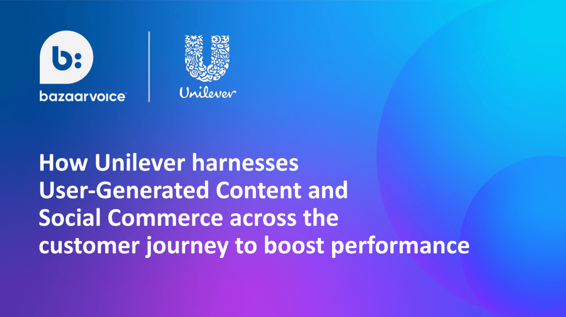 How Unilever leevrages social commerce and UGC