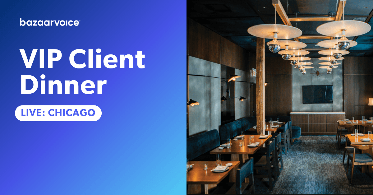Live event, VIP dinner in nice restaurant in Chicago, IL.