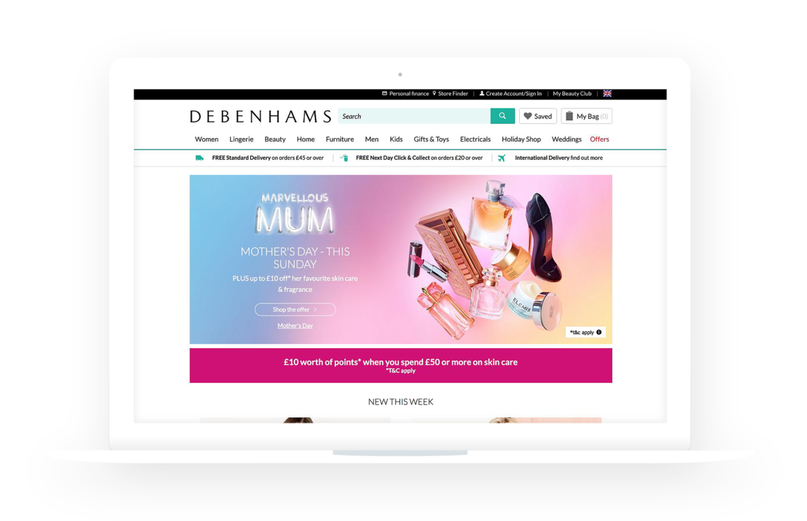 Debenhams Bazaarvoice