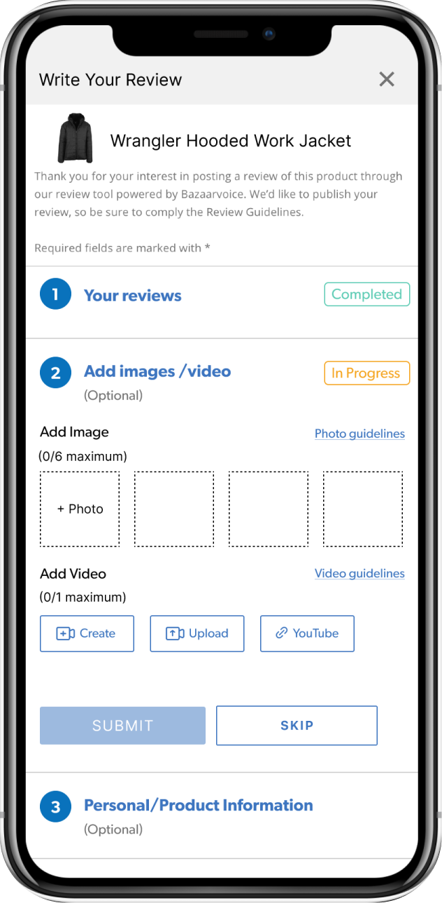 Visual mock up of the feature 